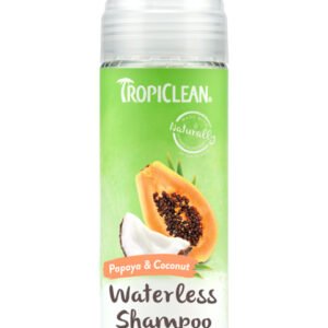 TropiClean Papaya & Coconut Waterless Shampoo, 7.4 Ounces
