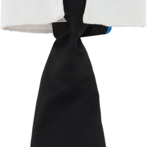 Play On Neck Tie, Black/White, One Size