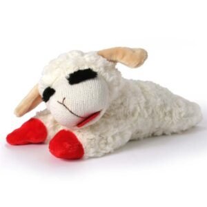 Multipet Lamb Chop Dog Toy, 6 Inches