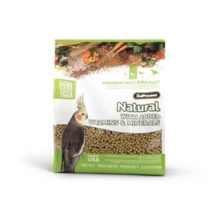 Zupreem Natural with Essential Vitamins, Minerals and Amino Acids Bird Food, 2.5 Pounds