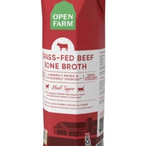 Open Farm Grass-Fed Beef Bone Broth for Dogs & Cats, 32 Ounces