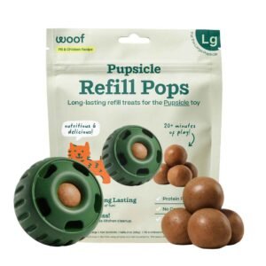 Woof Dog Treat Pupsicle Refill Pops, Chicken, Large, 7 Count, 8 Ounces