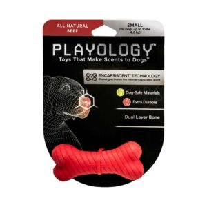Playology Dual Layer Bone, Beef, Small