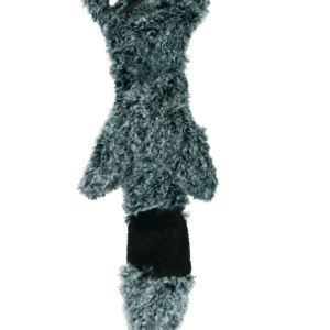 Play On Flattie Raccoon Dog Toy, Small