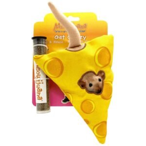 Meowijuana Get Cheesy With Mouse Cat Toy