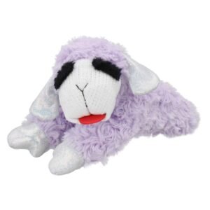 Multipet Lamb Chop 30th Anniversary Lavender Dog Toy, 10.5 Inches