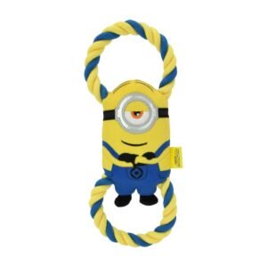 Minion Stuart With Rope Dog Toy, 11 Inches
