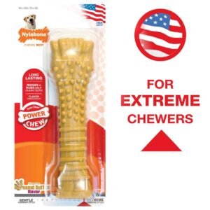 Nylabone Dura Chew Peanut Butter Flavor Dog Chew Toy, Souper Size