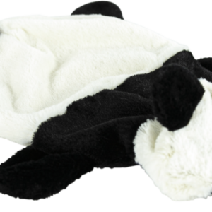 Play On Dog Toy Flattie Panda, 9 Inches