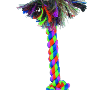 Play On Dog Toy Rope Pull with Tennis Ball