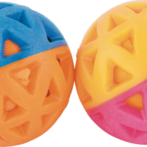Play On TPR Triangle Ball Dog Toy, Assorted