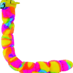 Play On Plush Caterpillar Dog Toy