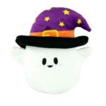 Play On Halloween Plush Ghost Witch Dog Toy
