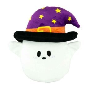 Play On Halloween Plush Ghost Witch Dog Toy
