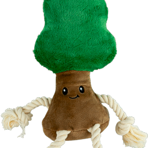 Play On Dog Toy Sustainable Plush/Rope Tree