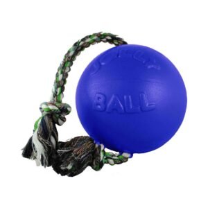Jolly Pets Romp N Roll Blue, 4.5 Inches