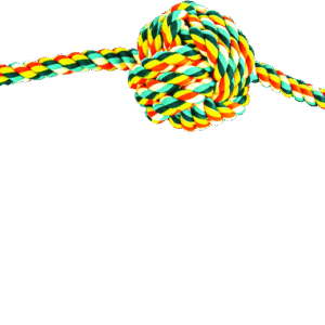 Play On Dog Toy Rope 3 Knot