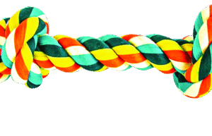 Play On Dog Toy Rope 4 Knot