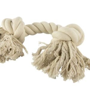 Play On Dog Toy, Rope Natural 2 Knot, Large