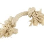 Play On Dog Toy, Rope Natural 2 Knot, Medium