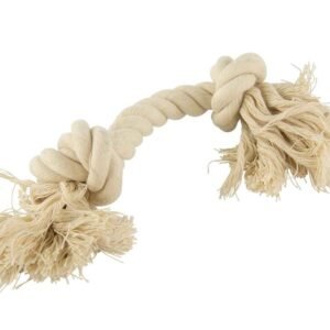 Play On Dog Toy, Rope Natural 2 Knot, Medium