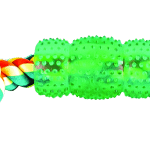 Play On Dog Toy Rope with Spike TPR Bone