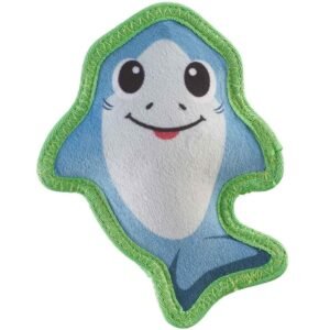Outward Hound Tough Skinz Shark Dog Toy, Small