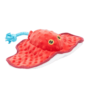 Bark Sting Crosby The Ray Stingray Plush Dog Toy