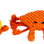 Play On Dog Toy Rope Duck/Crab, 2 Pack