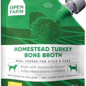 Open Farm Dog/Cat Topper Bone Broth Turkey, 12 Ounces